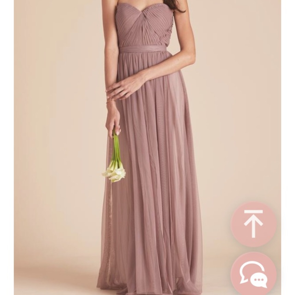 Bridesmaid dress mauve